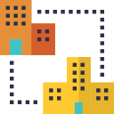 Multi company / multi location icon
