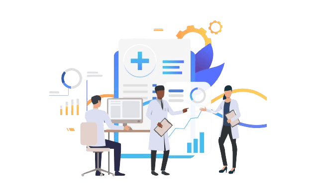 MyPOS patient management software illustration
